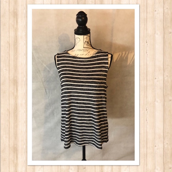 Banana Republic luxespun Striped tank top - Picture 3 of 4